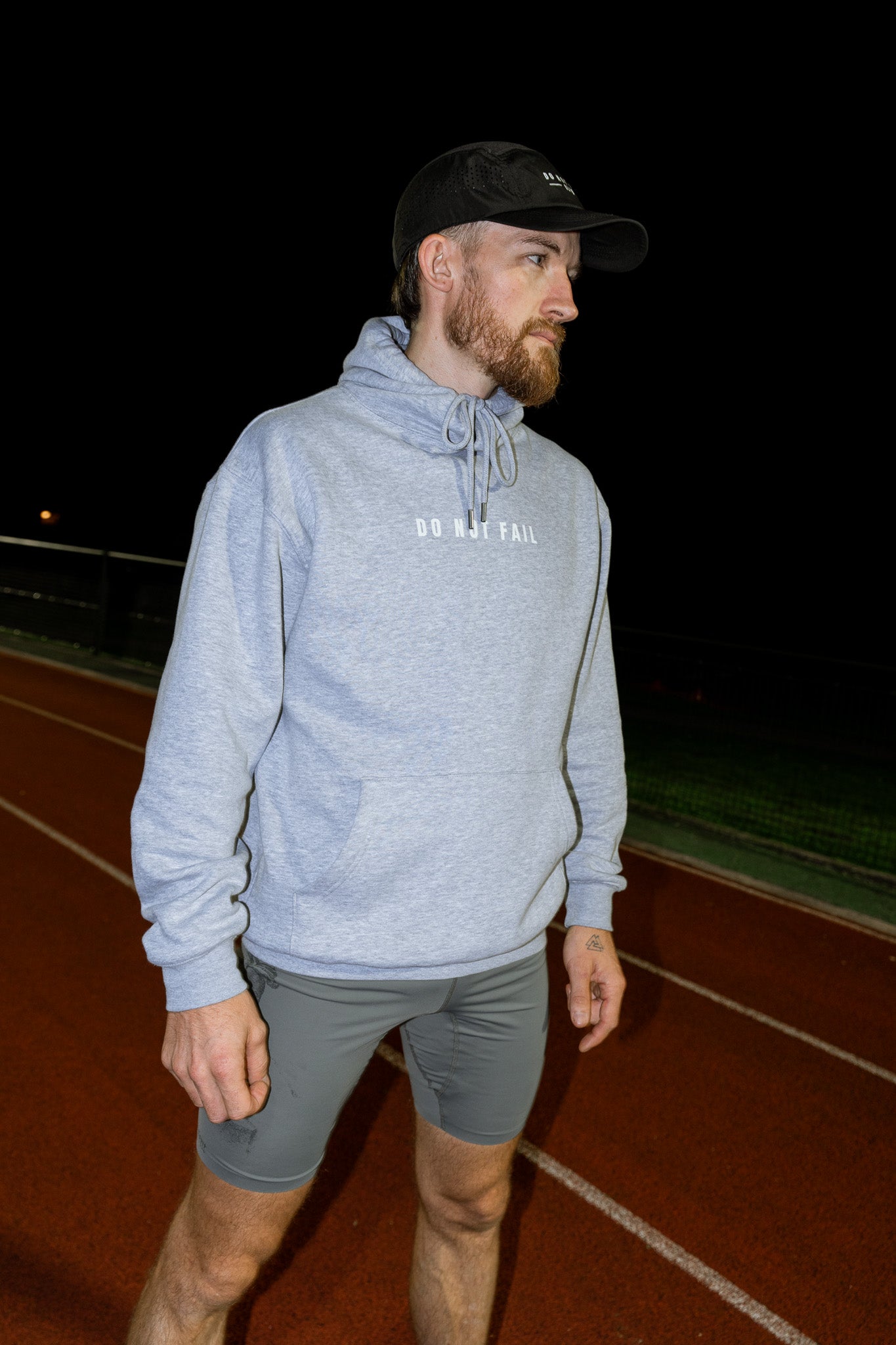 Grey DNF Core Hoodie