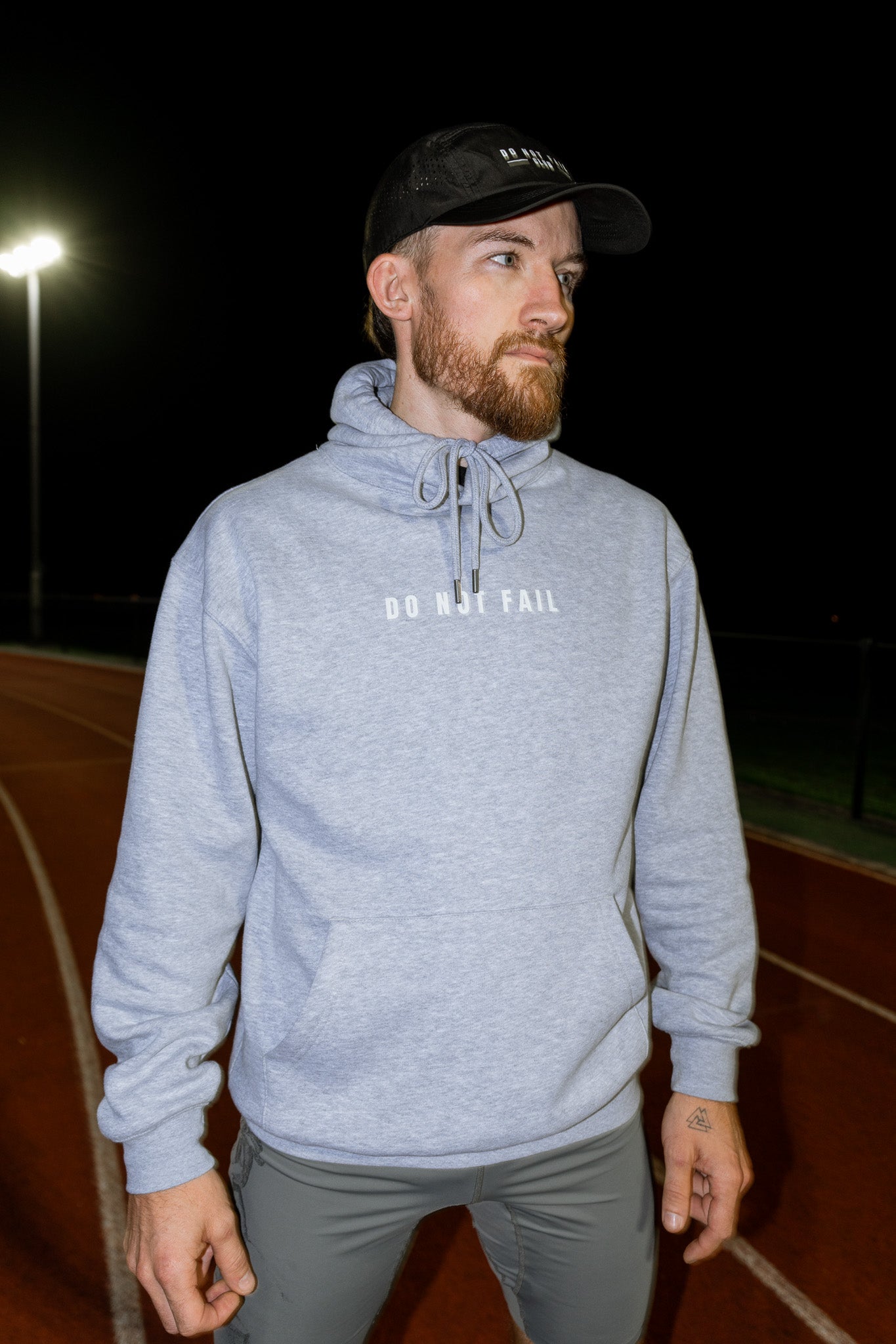 Grey DNF Core Hoodie