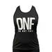 Black tank top with 'DNF Do Not Fail' text on a gray background